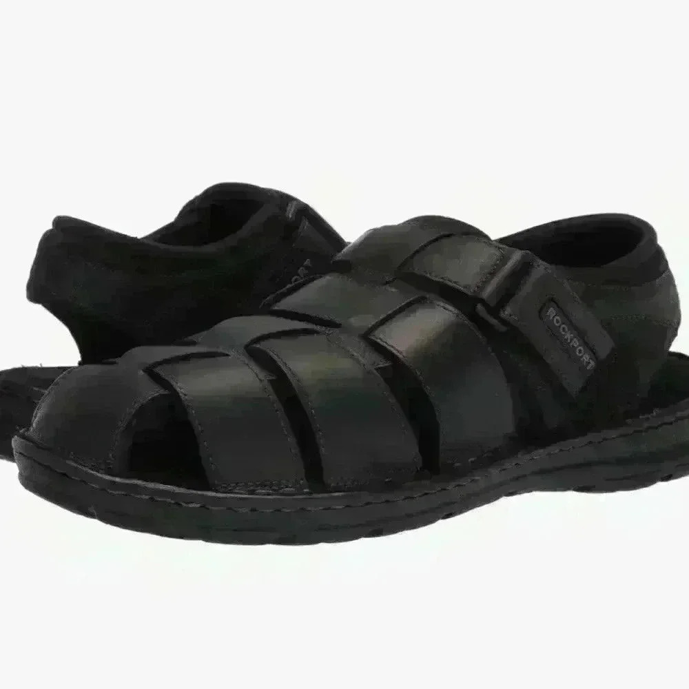 BRAND  NEW Rockport mens Darwyn Fishermen Fisherman Sandal 12 WIDE